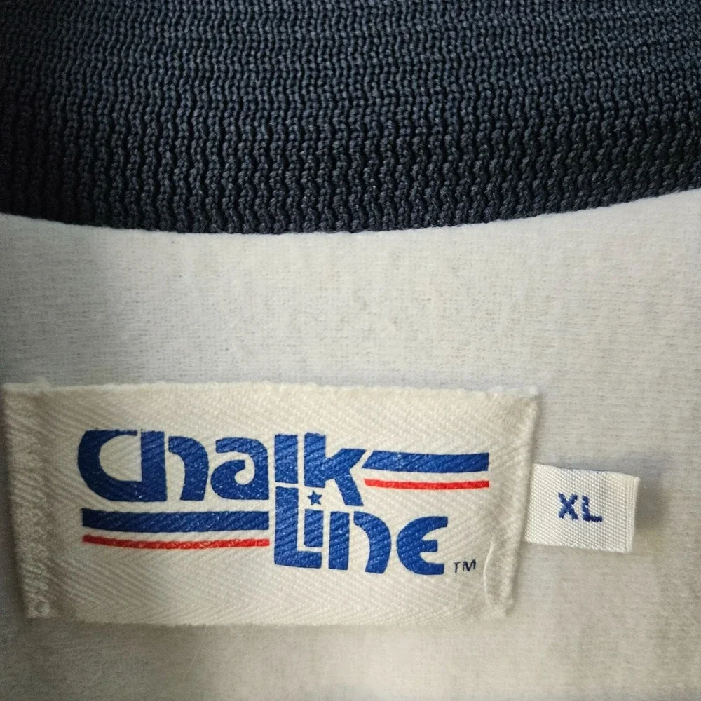 Vintage Chalk Line Mickey Mouse‎ Disney Director Jacket Stripe Varsity Bomber